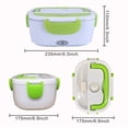 thumbnail image 3 of Labymos Portable 12/24V Electric Lunch Box for Car and Home 12V Car Plug Warmer Heating, 3 of 8