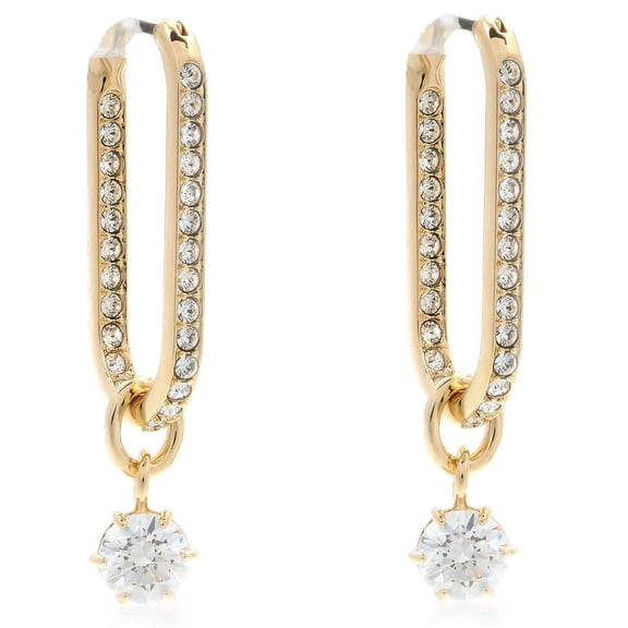 Swarovski Constella Gold-Tone Plated Drop Earrings
