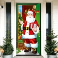thumbnail image 5 of Darzheoy Christmas Door Covers for Front Door Decorations, Garage Door Cloth Stretch Decoration, Front Door Fabric Decoration, for Festive Party Home Decor, 5 of 5