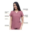 thumbnail image 3 of Adar Pro Scrubs For Women - Sweetheart V-Neck Scrub Top, 3 of 7
