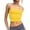 3# Yellow, variant on Tube Tops Womens Bandeau Summer Casual Crop Top Going Out Strapless Tank Basic Short Shirt Wine M