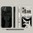 thumbnail image 5 of Jujutsu Kaisen Gojo Anime Phone Case para Apple iPhone 15 14 13 12 11 Pro Max Plus 8 7 SE Liquid Left Rope Capa Cover, 5 of 5