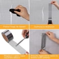 thumbnail image 4 of 3 Pack Mosquito Net Repair Tape - Mosquito Net Repair Patch - Adhesive Mosquito Net Repair Kit - 5 x 2m (Gray), 4 of 5