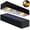Amber Light, variant on ROSHWEY 6PCS Solar Lights for Fence, Solar Fence Lights Outdoor Waterproof, Solar Deck Lights for Outside Yard Railing Step Patio Stair and Wall, Cool Light