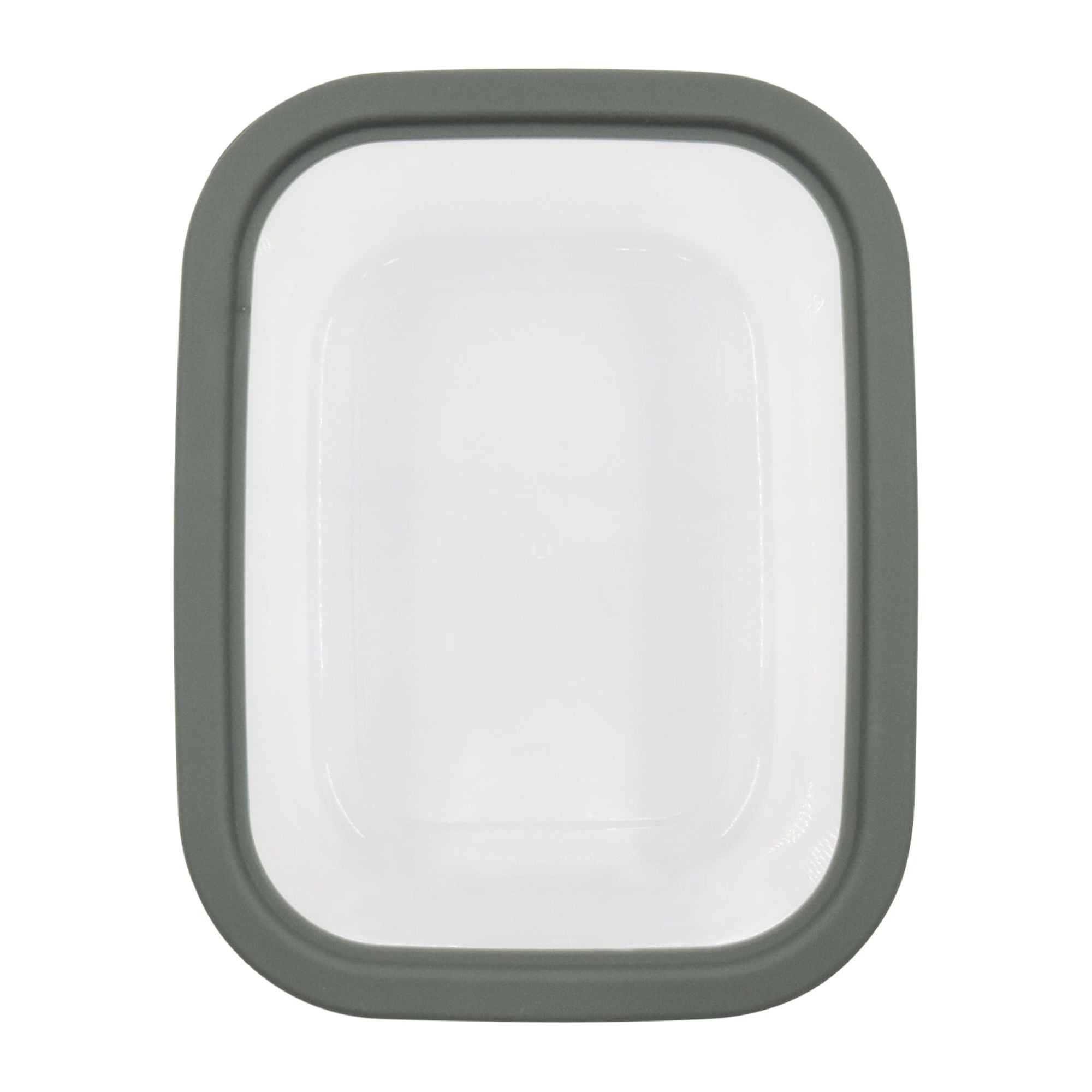 (4 pack) Mainstays Plastic Food Storage Container Set, Gray, 6 Pieces