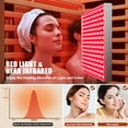 thumbnail image 5 of MEISSALIVVE Full Spectrum Infrared Sauna，2-3 Person Home Sauna，Red Cedar Indoor Sauna with Resonance Speaker, Panoramic Tempered Glass Door, 5 of 10