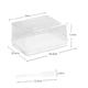 thumbnail image 3 of Caja de almacenamiento de de 2-3 paquetes con cubierta y portátil sellada para suministros de cocina 3 piezas Sunnimix Caja de almacenamiento de mantequilla, 3 of 8