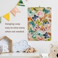 thumbnail image 6 of FMSHPON Vintage Butterflies Letters Clipboard Hardboard Wood Nursing Clip Board and Pull for Standard A4 Letter 13x9 inches, 6 of 7