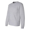 thumbnail image 2 of Ultra Cotton Long Sleeve Pocket T-Shirt, 4XL, Sport Grey, 2 of 3