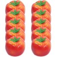thumbnail image 1 of 10 piezas de tomates artificiales, figuras de tomates de espuma falsa, modelos de frutas realistas, decoración de fiesta de Navidad, fotos de frutas, 1 of 5