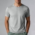 thumbnail image 2 of JTSRKL Mens Mesh Quick Dry Sport Tees Short Sleeve Crewneck Breathable Lightweight Shrits Summer Athletic Gym Running Training Casual Daily Top, 2 of 8