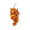 thumbnail image 2 of Halloween Decorations Fake Vines Plants Artificial Maple Leaves Wall Hanging Vines 31.5inch Fall Leaf Garland,for Thanksgiving Decor,Wedding,Fireplace,Party,Table,Outdoor,Garden,Home Decor, 2 of 8