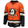 thumbnail image 2 of Men's Fanatics Mikael Granlund Orange Anaheim Ducks Home Breakaway Jersey, 2 of 3