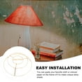 thumbnail image 2 of 1Pack Iron Lampshade Cage Double Ring for Adults Diy Enthusiasts, 2 of 8