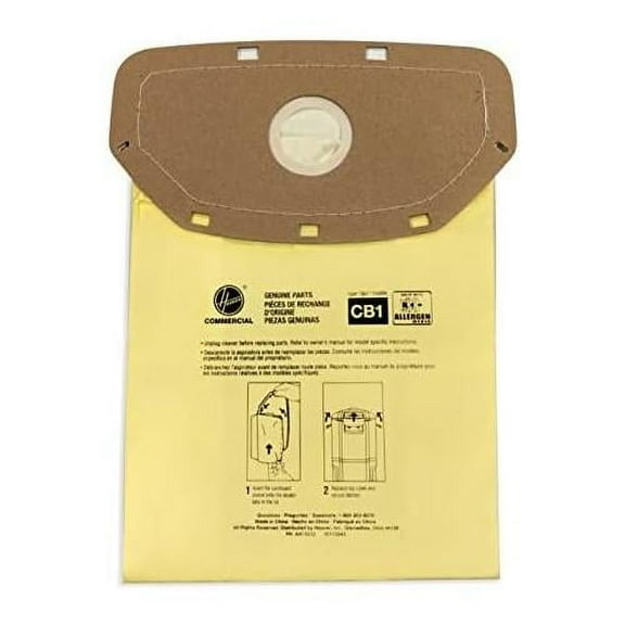 Ah10232 Vacuum Bag, Yellow, 10/Pack