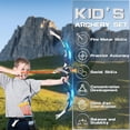 thumbnail image 5 of Bow and Arrow Set for Kids, 2-Pack LED Light Up Archery Set with 20 Suction Cup Arrows, Indoor and Outdoor Toy for Boys Girls Age 4-8 8-12 with Standing Target&2 Quivers, Birthday Gift 3-12 Years Old, 5 of 9