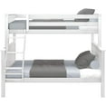 thumbnail image 4 of BEDSMART Solid Wood Twin Over Full Bunk Bed| White, 4 of 7
