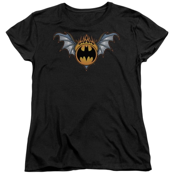 Batman - Bat Wings Logo - Women's Short Sleeve Shirt - Large