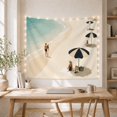 thumbnail image 5 of Ocean Waves Sunlit with Beach Water Gentle Foamy, Mystical Fantasy for Space Lovers, Galaxy Room Decor, Valentine'S Day Gift, Tapestry Wall Hanging for Bedroom and Dorm, 5 of 7
