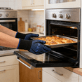 thumbnail image 3 of Oven Gloves 932°F Extreme Heat Resistant Gloves - Silicone Non-Slip Oven Mitts with Finger, Kitchen Outdoor Cooking Glove for BBQ, Baking, Grilling, 1 Pair, 3 of 7