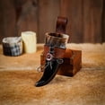 thumbnail image 5 of Lord of Battles The Huntsman of the North Leather Holder with Genuine Horn - Brown, 250 ml, 5 of 5