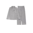 thumbnail image 3 of MINTREUS Women's Pajama Sets Knit Long Sleeve Button Down Pjs Soft Sleepwear Lounge Sets with Pockets, 3 of 9