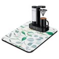 thumbnail image 1 of Highly Absorbent Dish Drying Mat - Beautiful Sage Green Leaves - Microfiber & Reversible for Kitchen and Coffee Bar, 1 of 7