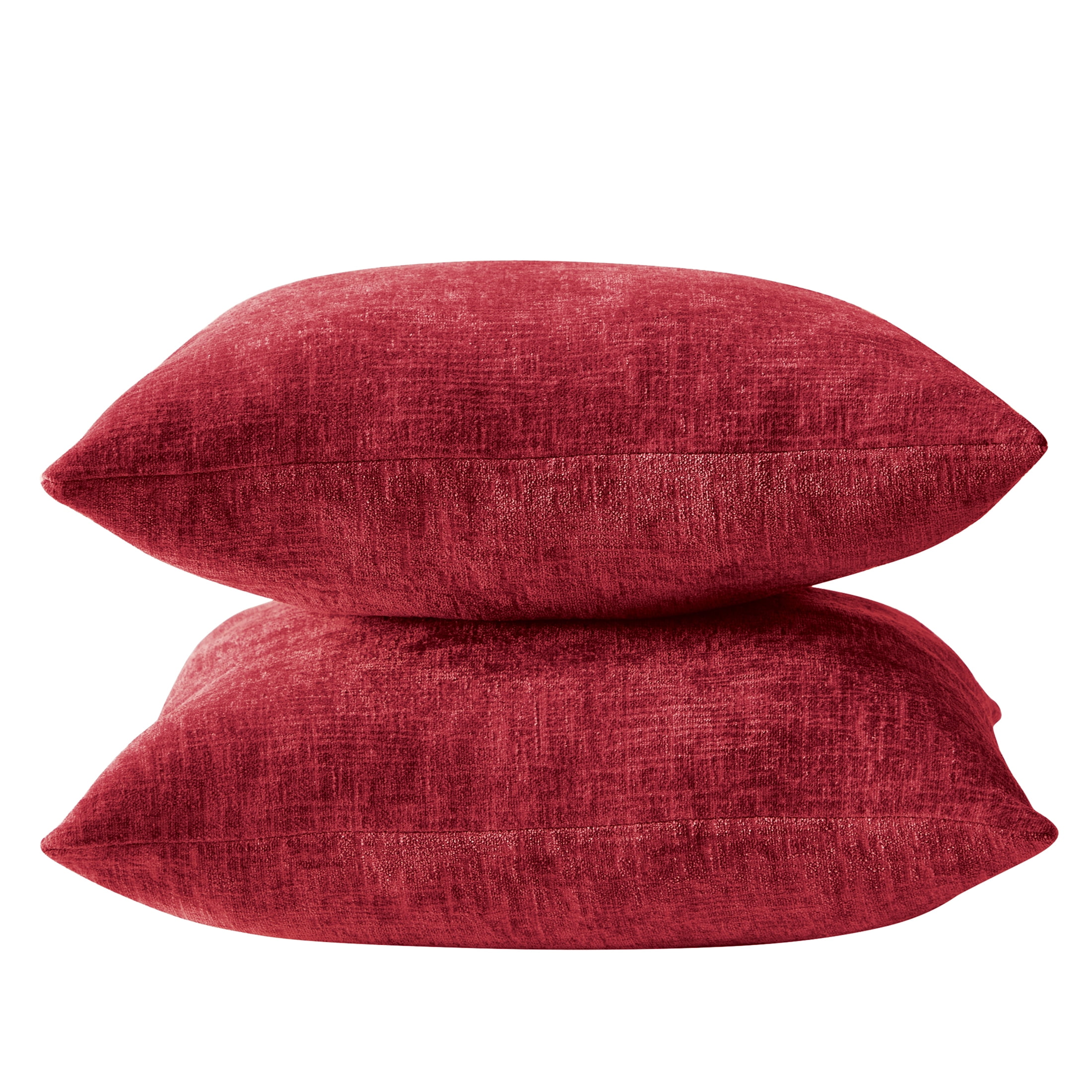 Reversible Red Throw Pillow 18×18 Inches / 45x45cm