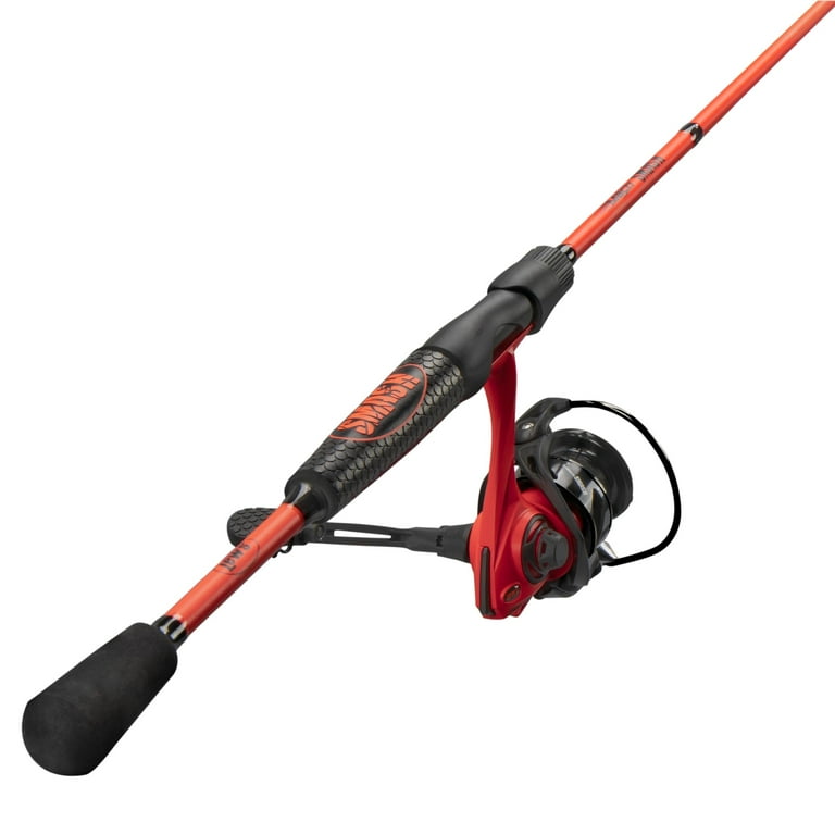 Lew's Mach Smash Spinning Reel and Fishing Rod Combo, 6-Foot