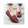 thumbnail image 4 of Bellella Womens Casual Driving Moccasins Classic Fashion Penny Slip On Ladies Driving Loafer Flat Shoes Wine Red 8, 4 of 7