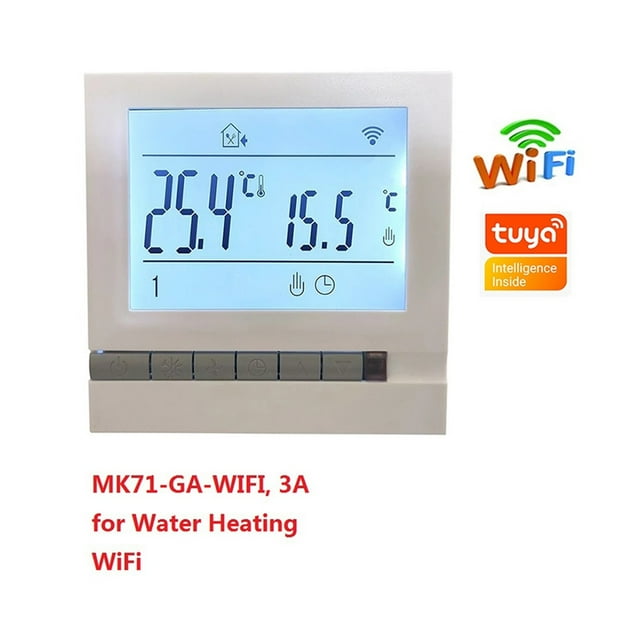 Water Floor Heating System 3A Smart WIFI Thermostat Central Heating Wiring Centres Hub Controller Actuators For Gas Boiler ,Easy to Install
