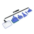 thumbnail image 2 of 5 en 1 Brosse d'Aquarium 5 en 1 Brosse d'Aquarium Outil d'Aquarium Multifonctions 5 en 1 Aquarium Brosse d'Aquarium Gravier Râteau Filet Éponge Outils Ensemble, 2 of 8