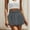 #118-Gray, variant on AUNVITO Women's Y2K Ultra Short Stretch Puff Hem A-Line Skirt Solid Color Vintage Mini Skirt for Casual Party Dating Spring Summer