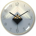 thumbnail image 5 of Reloj mural luminoso radiocontrolado 4 LED azules Sensor de oscuridad 3 modos de iluminación Permanente/Apagado o Automático 30 cm, 5 of 5