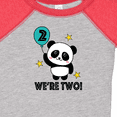thumbnail image 4 of Inktastic Twins 2nd Birthday Panda Boys or Girls Baby Bodysuit, 4 of 5