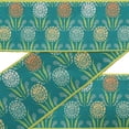 thumbnail image 5 of IBA Indianbeautifulart Black Leaves & Floral Block Ribbon&nbsp;Trim&nbsp;Tape Fabric Laces For Crafts Printed Velvet&nbsp;Trim&nbsp;9 Yards Sewing Accessories 3 Inches, 5 of 8