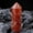 Red agate, variant on MATROOY Natural Seven Chakras Crystal Hexagonal Column Crystal Point Mineral Ornament-White crystal