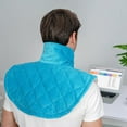 thumbnail image 4 of AIR-Electric Heating Pad for Neck and Shoulders, Weighted Neck Heating Pads, 6 Heat Settings Heated Pad with Auto Off (Blue, XL), 4 of 4