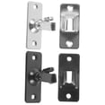 thumbnail image 4 of OULII 2Pcs Stainless Steel Garage Door Locks 90 Degree Buckle Latches Durable for Sliding Door Security, 4 of 6