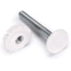 thumbnail image 5 of 4 piezas M10 * 80 mm varillas de empuje de pasador roscado para puerta de escalera (blanco) Brillar Electrónica, 5 of 5