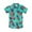 Sky Blue, variant on GUNIA Boys Hawaiian Shirt Short Sleeve Casual Button Down Kids Beach Vacation Shirts Tropical Summer Tops 4-14 Years Sky Blue