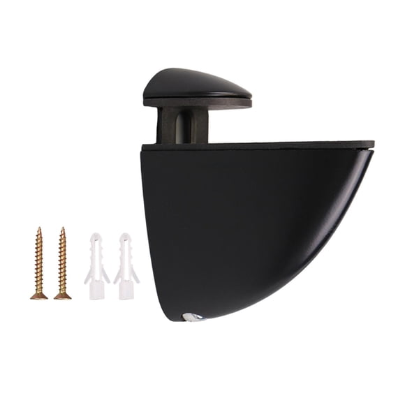 Yingyy Wood Glass Shelf Bracket Glass Shelf shelf bracket Holder Support for iving Room Entrance
