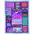 thumbnail image 4 of 13 Year Old Girl Birthday Gift Ideas Throw Blanket, 13th Birthday Gifts for Girls, Happy 13th Birthday Decorations, Best Birthday Gifts for 13 Year Old Girls Daughter Bestie Sister 50" x 60", 4 of 5