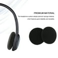 thumbnail image 1 of stanreset 1 Paire Coussinet d'Oreille pour Écouteurs Rond Monté sur la Tête Coussinets d'Oreille de Jeu Protection Auditive Casque Coussins en Éponge Respirante 65mm, 1 of 7