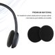 thumbnail image 5 of Kearding 1 par de auriculares, almohadillas para los oídos, almohadillas para los oídos para juegos montadas en la cabeza redonda, protección Relojes inteligentes 65 mm, 5 of 6
