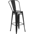 thumbnail image 5 of Bowery Hill 5 Piece 24" Round Metal Patio Pub Set in Black, 5 of 9
