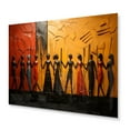 thumbnail image 2 of Designart "African Tribal flow VIII" African Tribes Metal Wall Decor, 2 of 5