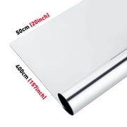20×157 Silver One-Way Mirror Thermal Insulation Window Film for Home Use, Reflects UV Rays, Protects Privacy