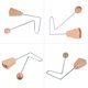 thumbnail image 4 of Musical de madera Beat Vibraslap Instrumento de percusión Niños Niños Bebé Educativo, 4 of 7