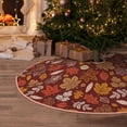 thumbnail image 5 of Sikiie Autumn Forest3 Nativity Christmas Tree Skirt, Jesus Christian Winter Holiday Tree Mat Decoration(30-48IN)30", 5 of 6